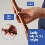 Adjustable Aluminum Offset Walking Cane for Seniors