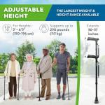 HONEYBULL Adjustable Foldable Walking Cane for Seniors