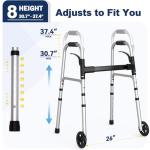 HolyHeal Lightweight Folding Walker for Seniors