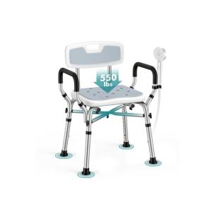 Adjustable Shower Chair for Seniors and Disabled