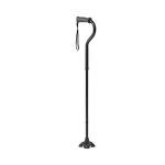 Medline 4-Point Folding Cane with Gel Handle