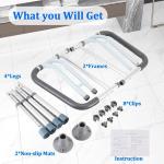 Adjustable Foldable Toilet Safety Rails for Seniors