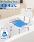 HOMLAND Heavy Duty Shower Chair for Seniors