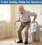 Adjustable Toilet Safety Rails for Seniors