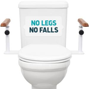 Toilet Safety Rails for Seniors - Sturdy Grab Bars