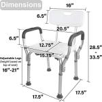 Vaunn Medical Spa Shower Chair for Seniors