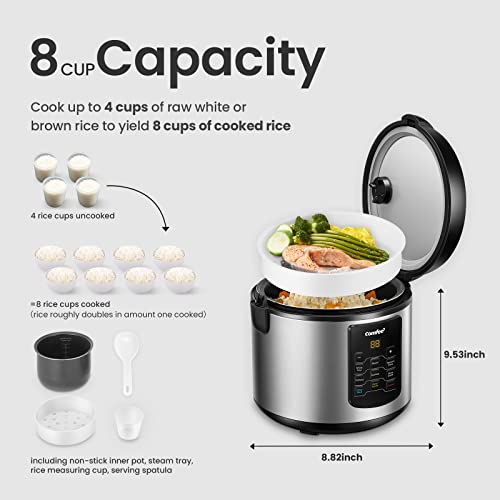 6-in-1 Stainless Steel Multi Cooker and Rice Cooker