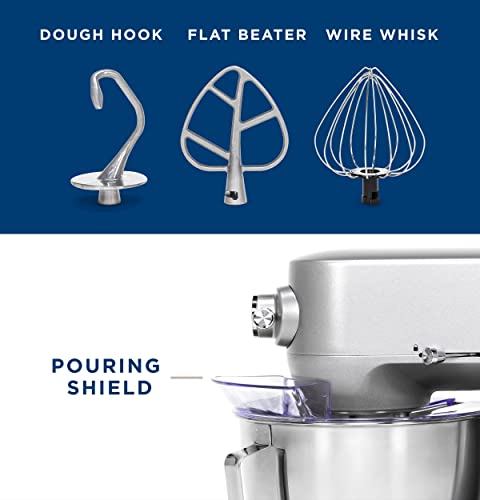 GE 350W Tilt-Head Stand Mixer with 5.1L Bowl