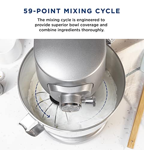 GE 350W Tilt-Head Stand Mixer with 5.1L Bowl