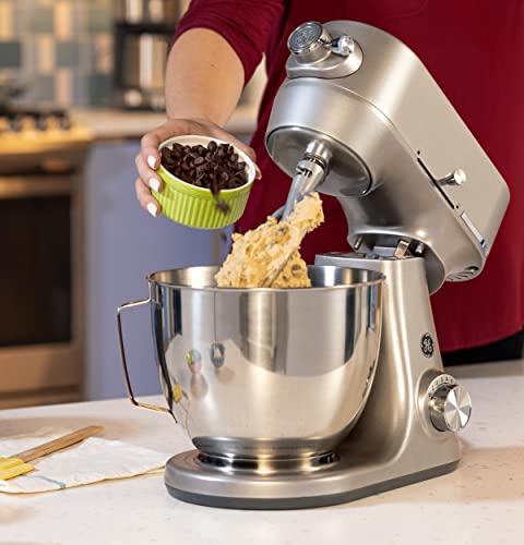 GE 350W Tilt-Head Stand Mixer with 5.1L Bowl