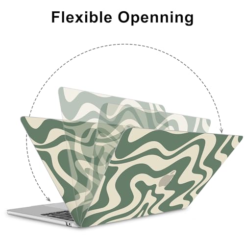 AKIT MacBook Air 13" Green Wave Case Bundle
