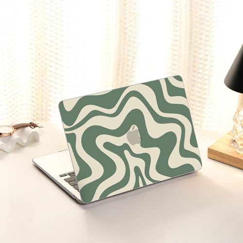 AKIT MacBook Air 13" Green Wave Case Bundle