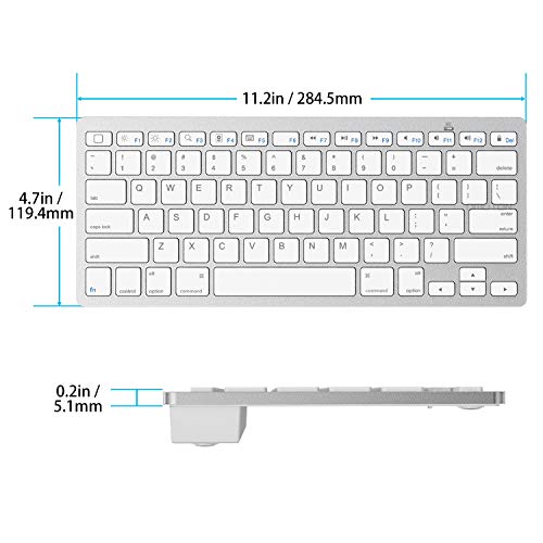 OMOTON Bluetooth Keyboard for iPad and More