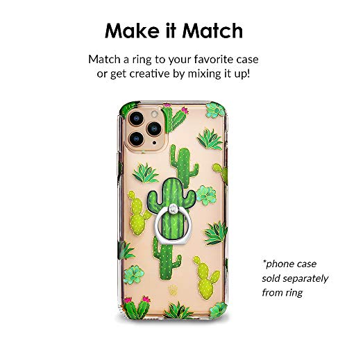 Cactus Phone Ring Holder for iPhone & Galaxy