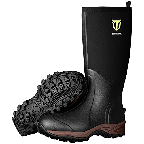 TideWe Waterproof Neoprene Hunting Boots for Men