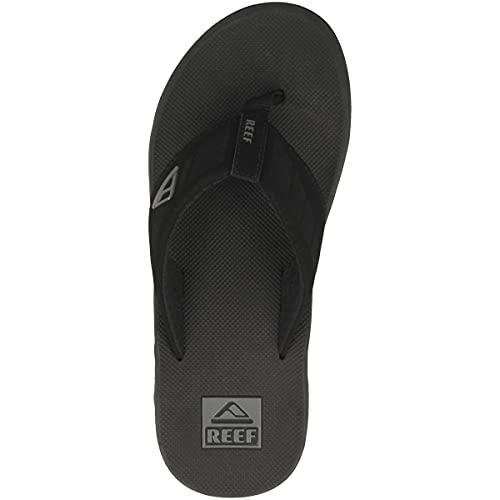 Reef Men's Phantoms Flip Flop - Black, Size 11