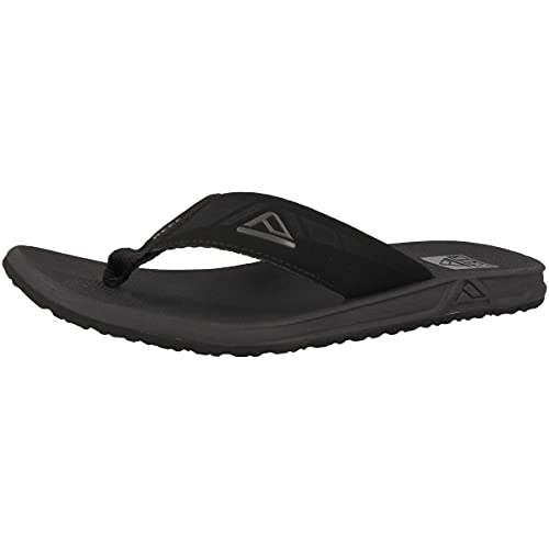 Reef Men's Phantoms Flip Flop - Black, Size 11