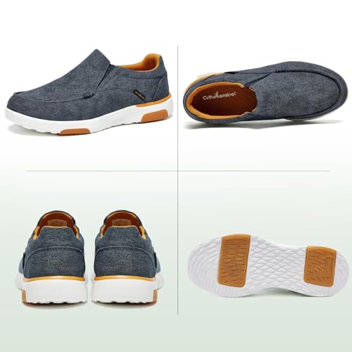 Men's Supportive Slip-On Orthopedic Boat Shoes