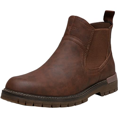 Men's Waterproof Chelsea Boots Slip-On - Brown