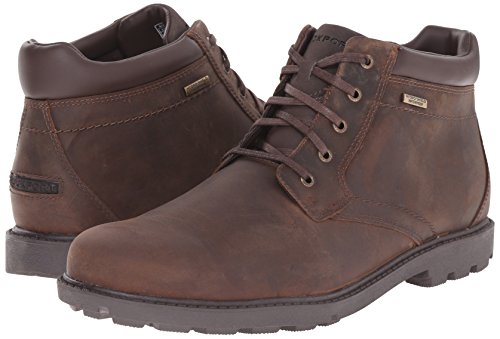 Rockport Men's Tan Waterproof Chukka Boots, Size 10.5