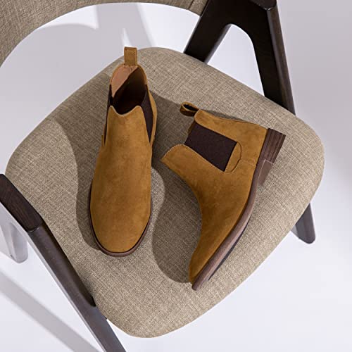 Men's Waterproof Casual Chelsea Boots - Amy8150 Tan