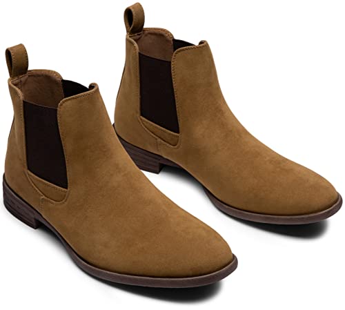 Men's Waterproof Casual Chelsea Boots - Amy8150 Tan