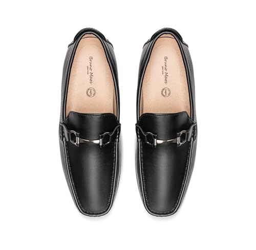 Bruno Marc Men's Henry-1 Black Dress Loafers Size 11