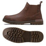 Men's Waterproof Chelsea Boots Slip-On - Brown