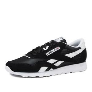 Reebok Classic Nylon Mens Sneakers Tennis Shoes, Core Black/Footwear White/Footwear White, 9.5