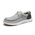 Bruno Marc Men's Arch Support Casual Slip-on Shoes Loafers for Men Non Slip Comfortable Boat Shoes,Size 12,Grey,SBLS2302M