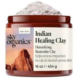Sky Organics Pure Bentonite Clay 454g