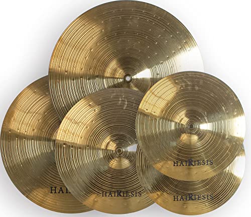 Hairiesis 5-Piece Alloy Drum Cymbal Set