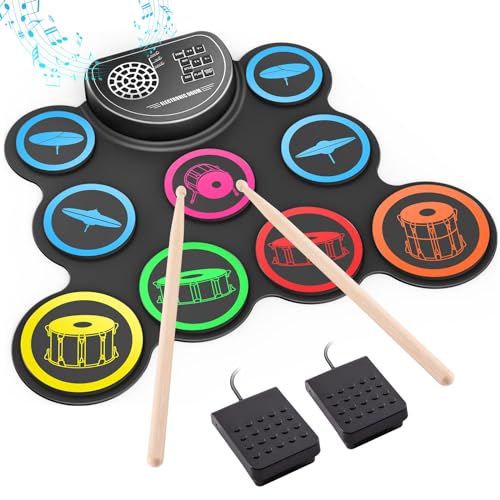 Sboet Roll-Up Electronic Drum Set with Headphone Jack
