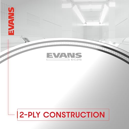 Evans EC2 Clear Drum Heads Pack for Rock