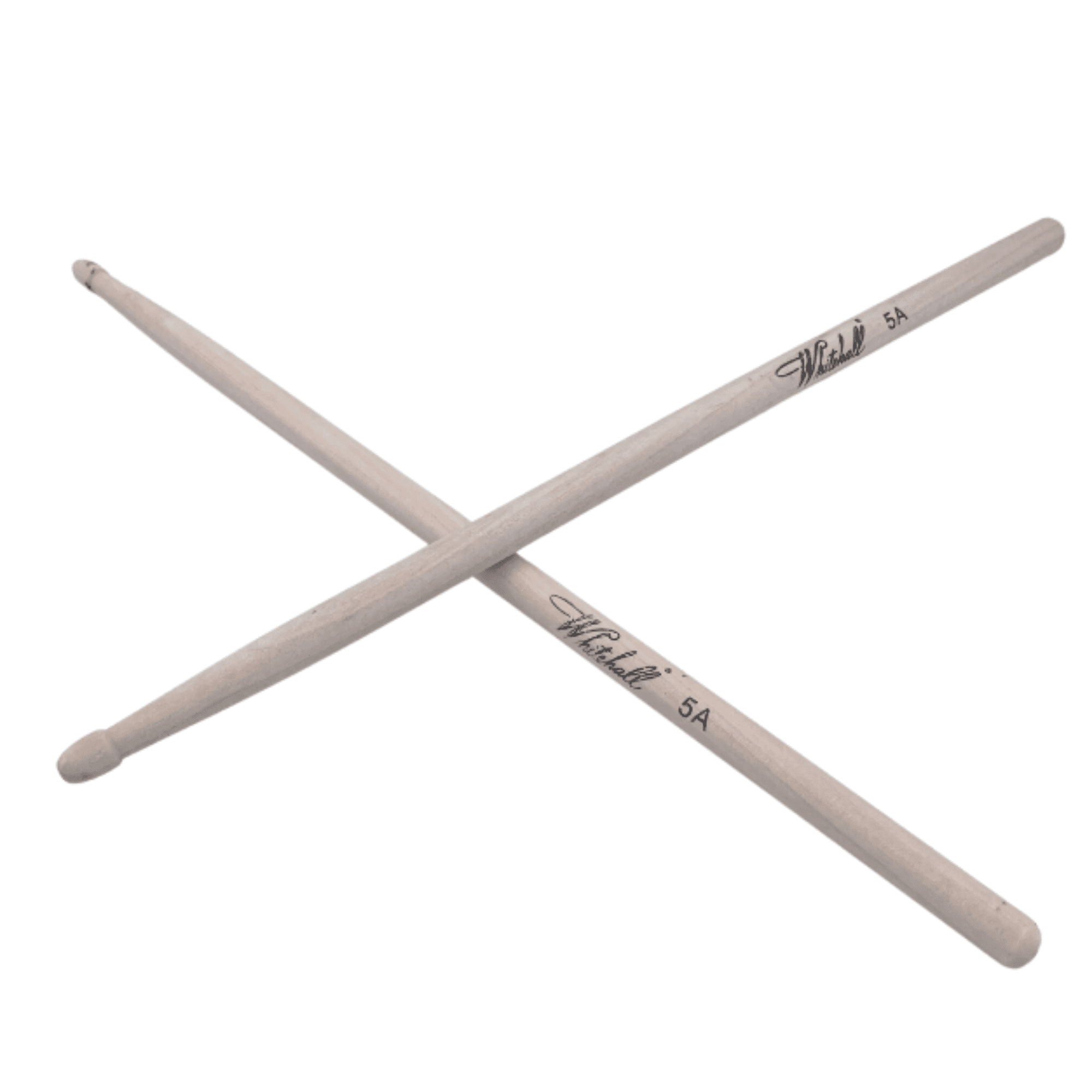 Whitehall 5A Wood Tip Drumsticks - White