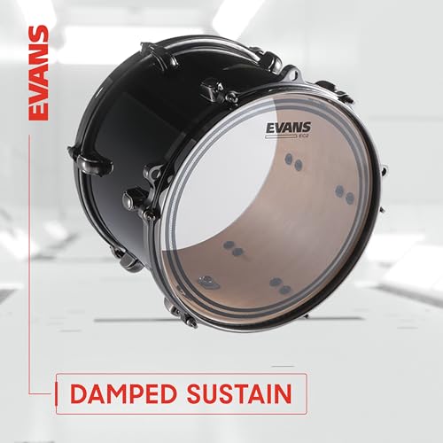 Evans EC2 Clear Drum Heads Pack for Rock