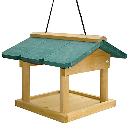 Parkland Hanging Wooden Bird Table from Parkland