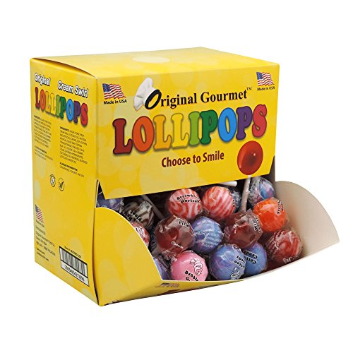 Gourmet Cream Swirl Lollipops, 100 Count