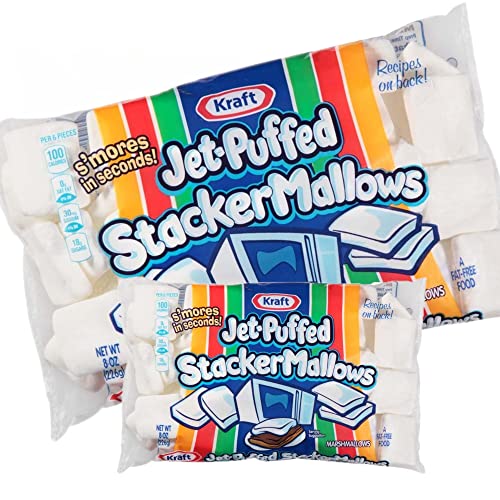 StackerMallows S'mores Marshmallows, 8 Oz - 4 Bags