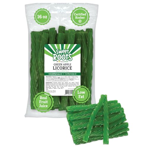 Happy Bites Green Apple Licorice Twists - Jumbo