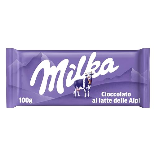 Milka Alpine Milk Chocolate Bar - 100g Treat
