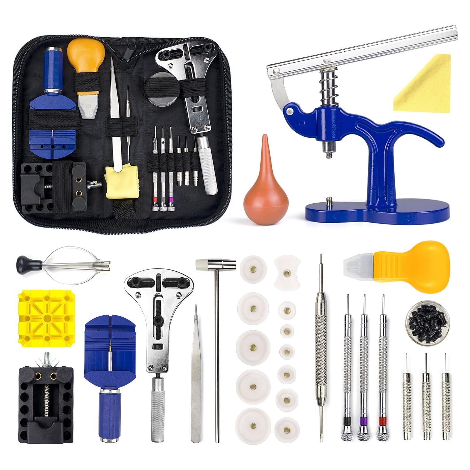 Watch Repair Tool Kit with Case and Opener