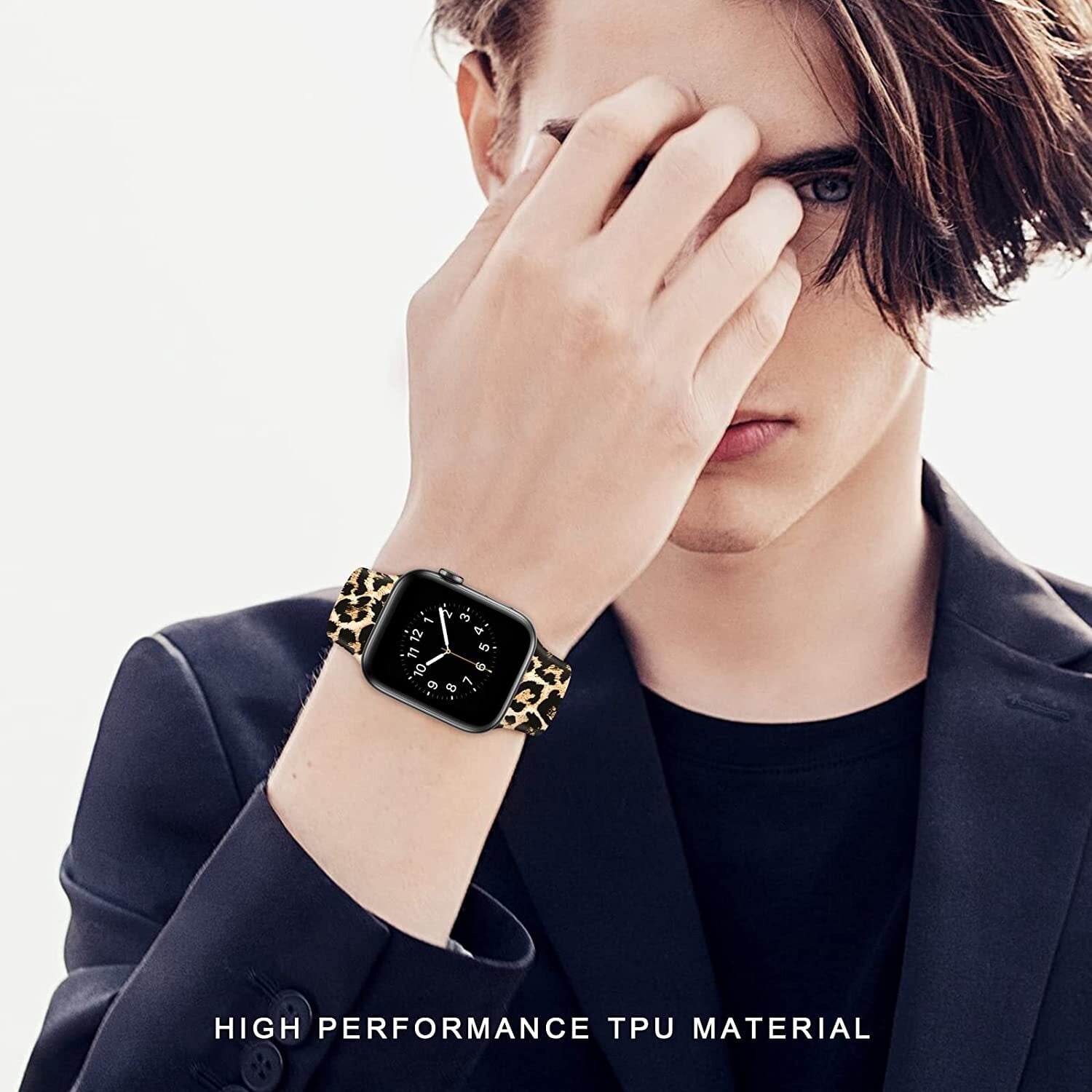 Leopard Print Silicon Strap for Apple Watch