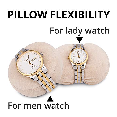 Triple Tree Luxury Watch Winder with Plush Pillow