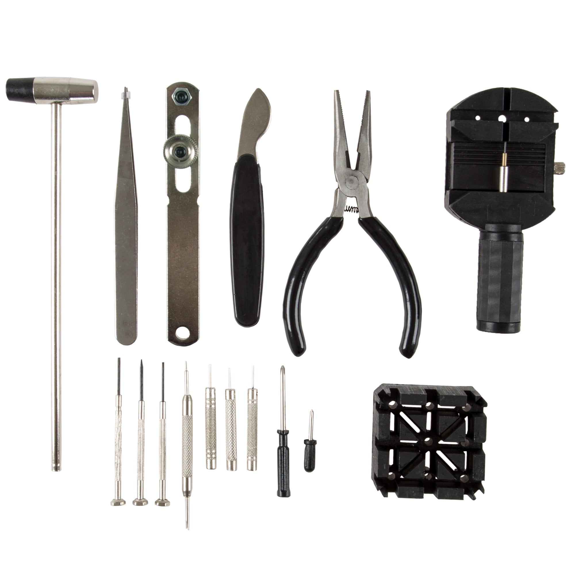 16-Piece Watch and Jewelry Repair Tool Kit