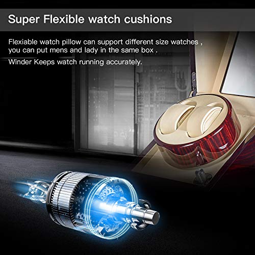 Jqueen Watch Winder for 2 with Japanese Motor