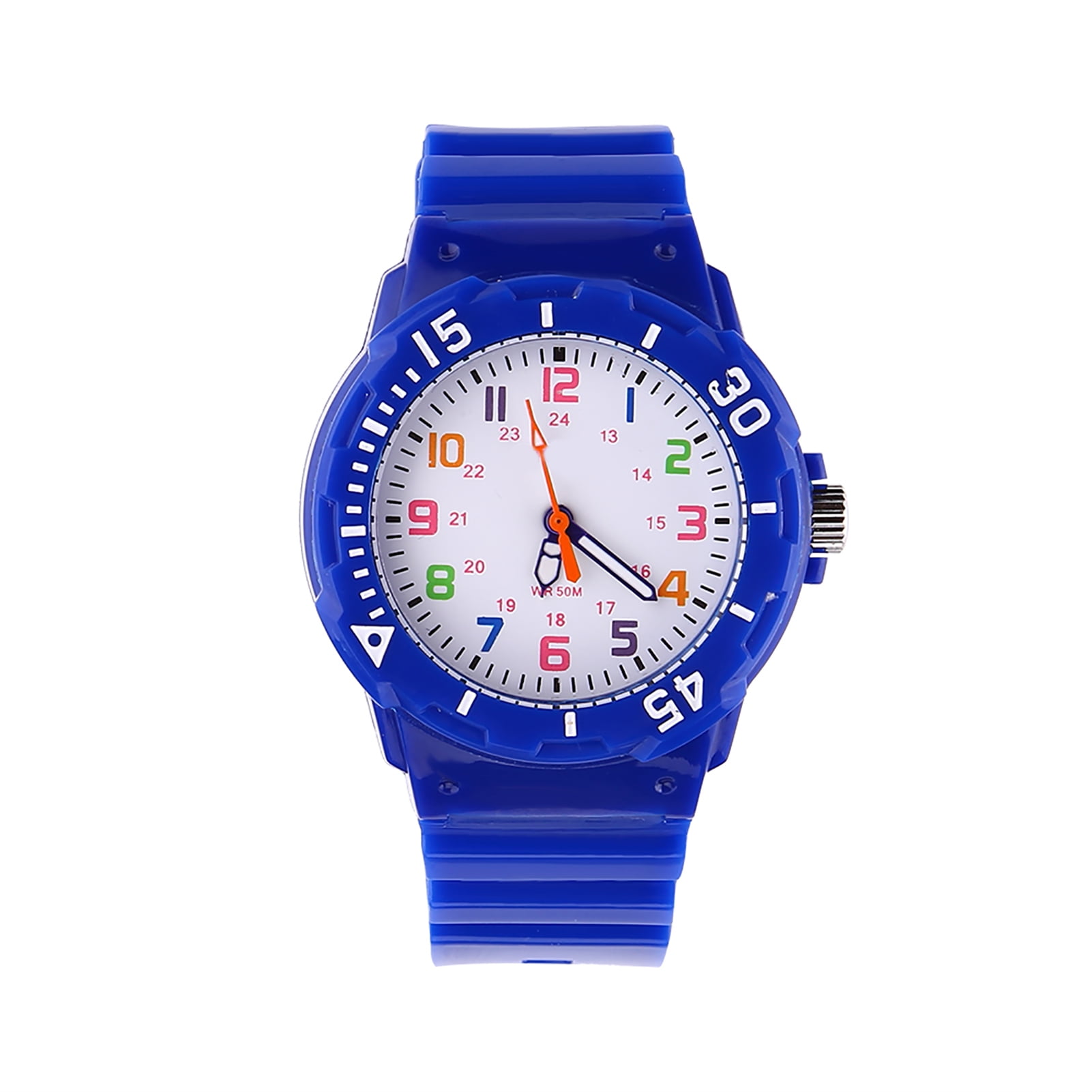Waterproof Quartz Sports Watch for Kids Blue