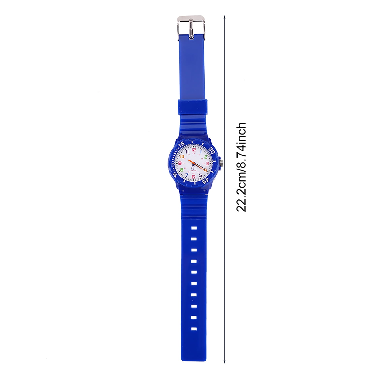 Waterproof Quartz Sports Watch for Kids Blue
