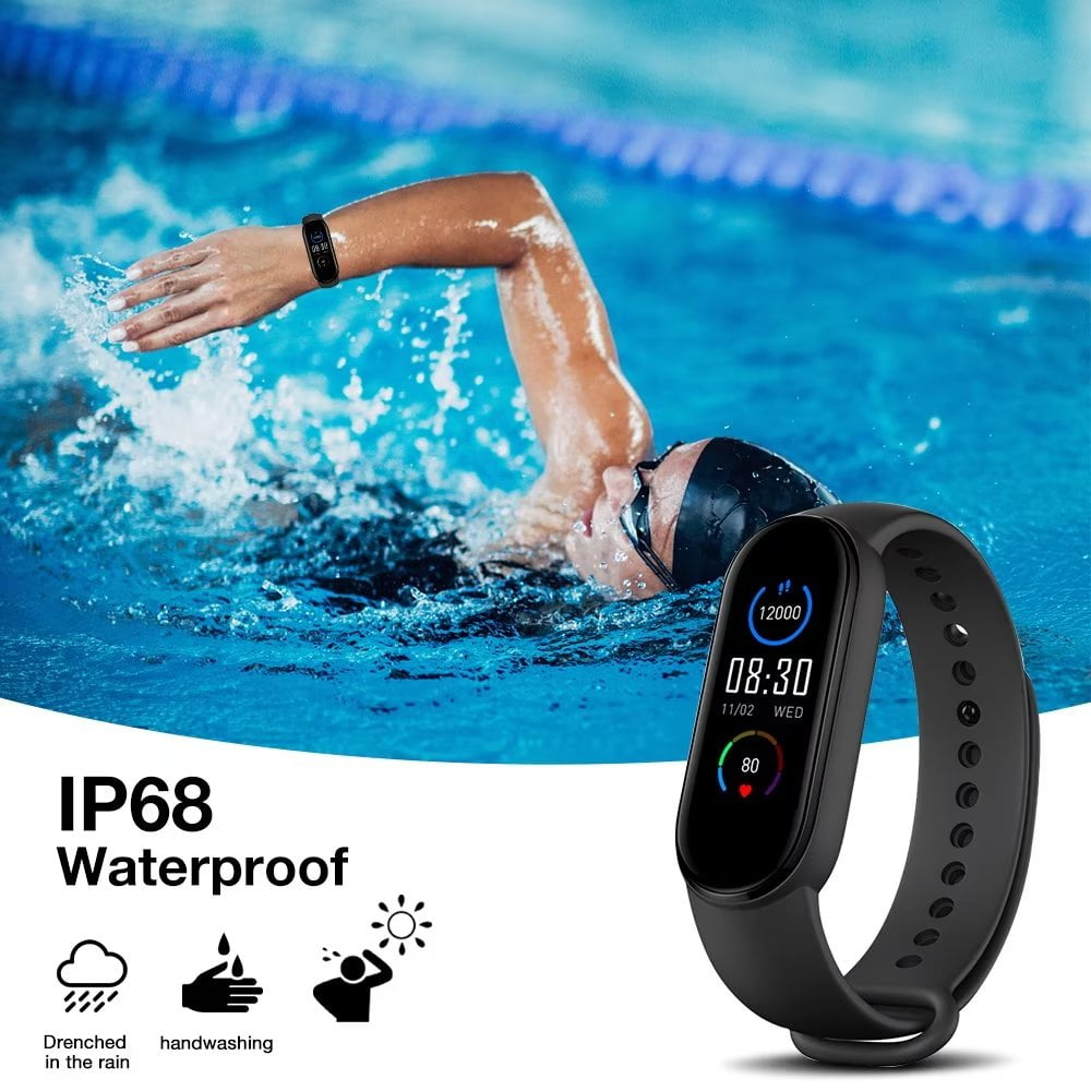 Fitness Tracker Smart Watch with Heart Rate Monitor