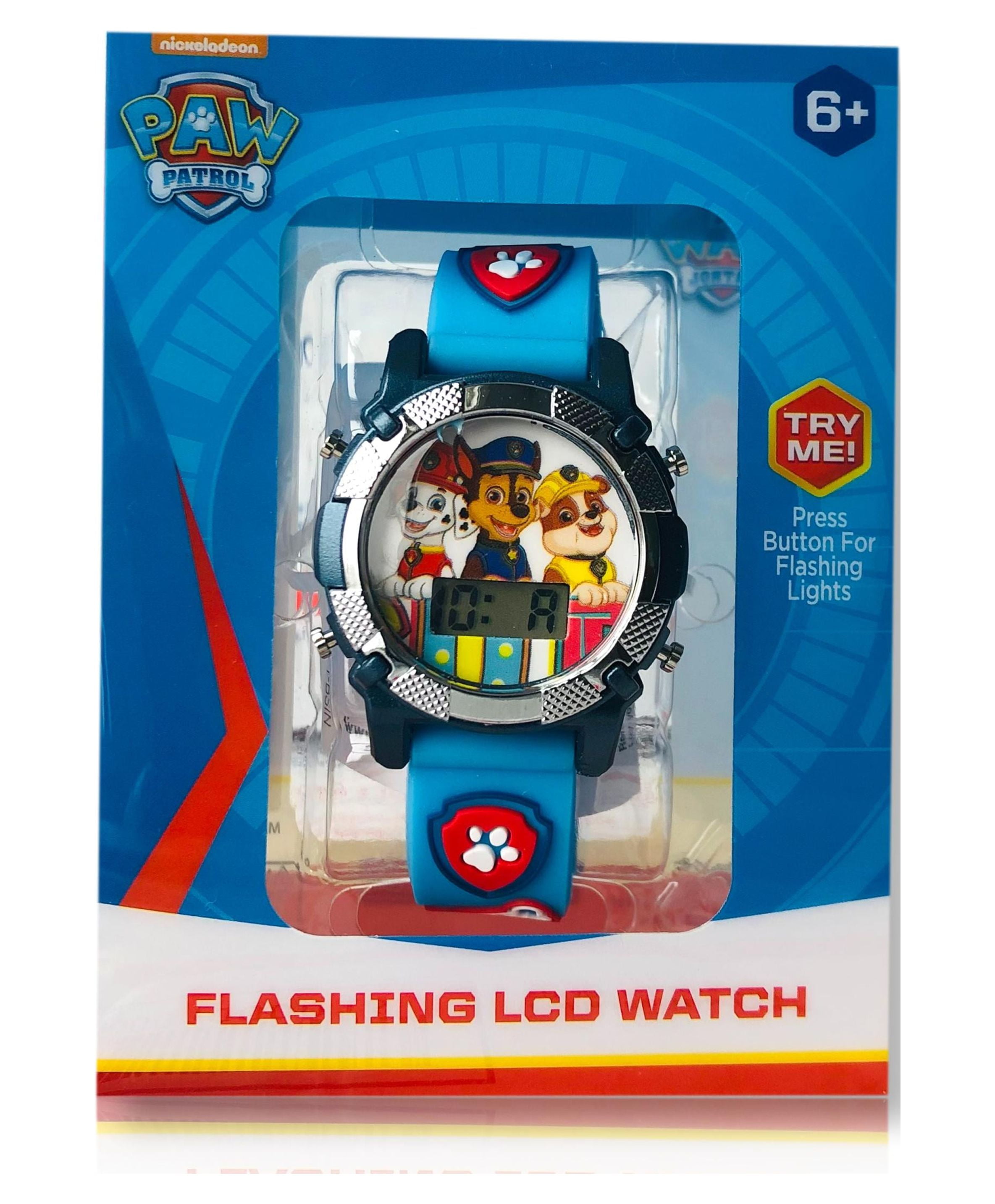 Nickelodeon Paw Patrol Light-Up Kids LCD Watch
